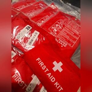 Fire blankets & first aid kits